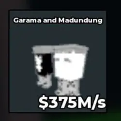 Garama and Madundung YIN - Yang 375M s (Секретный персонаж) — Roblox, лот №229717