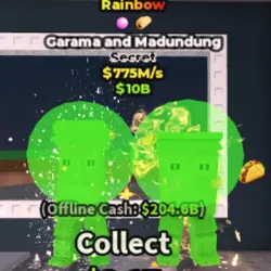 Garama Madundung Rainbow Trait BUBBLE AND TACO #KA (Секретн… — Roblox, лот №229852
