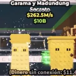 Garama oro 262m (Секретный персонаж) — Roblox, лот №229720