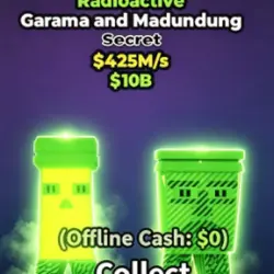 Garama Radioactive #KA (Секретный персонаж) — Roblox, лот №229722