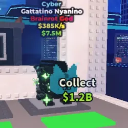 Gattatino Nyanino cyber (Brainrot God персонаж) — Roblox, лот №229825