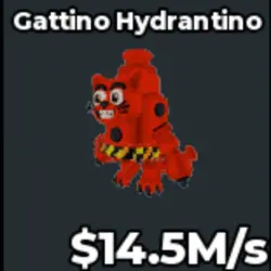 Gattino Hydrantino 497 (Секретный персонаж) — Roblox, лот №229880