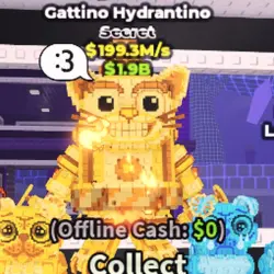 Gattino Hydrantino Exclusive (Секретный персонаж) — Roblox, лот №229882