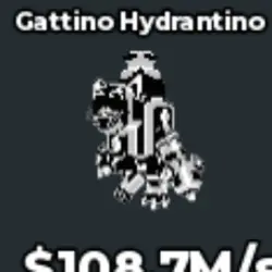 Gattino Hydrantino Yin Yang (Секретный персонаж) — Roblox, лот №229891