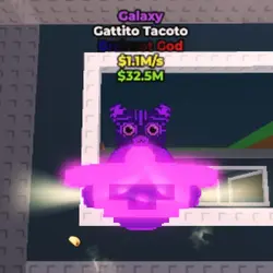 Gattito Tacoto Galaxy 1.1M s - God Galaxy (Brainrot God пер… — Roblox, лот №229912