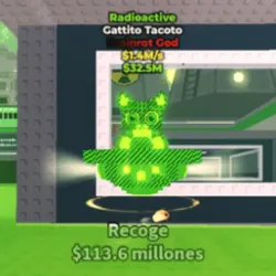 Gattito Tacoto Radioactive 1.4M s - God Radioactive (Brainr… — Roblox, лот №229914