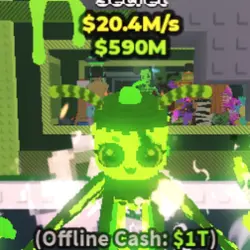 Gelatina Volatina - Radioactive (Секретный персонаж) — Roblox, лот №229922