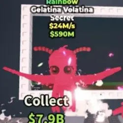 Gelatina Volatina RAINBOW 24M s (Секретный персонаж) — Roblox, лот №229933