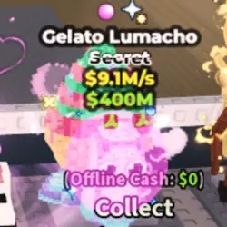 Gelato Lumacho 9.1 M s (Секретный персонаж) — Roblox, лот №229953