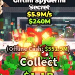 Giftini Spyderini 5.9M s (Секретный персонаж) — Roblox, лот №229940