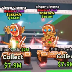 Ginger Cisterna 293.5K s Clean Ultra (Brainrot God персонаж) — Roblox, лот №229970