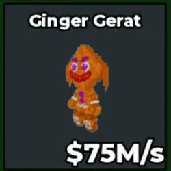 Ginger Gerat (Секретный персонаж) — Roblox, лот №229975