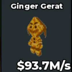 Ginger Gerat Gold (Секретный персонаж) — Roblox, лот №229983