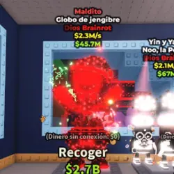 Ginger Globo Cursed - 2.3M s (Секретный персонаж) — Roblox, лот №229991