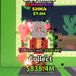 Girafa Celestre (Rebith 10) [Normal] 20 K s (Brainrot God п… — Roblox, лот №230000