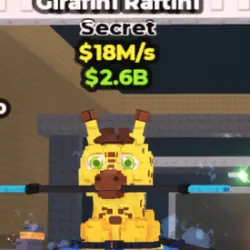 Girafini Raftini 18m s (Секретный персонаж) — Roblox, лот №230042