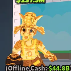 Goat Gold 1.1 m s (Секретный персонаж) — Roblox, лот №230103