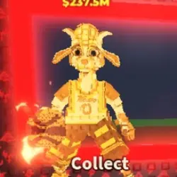 GOAT Gold 1.1 MS (Секретный персонаж) — Roblox, лот №230104