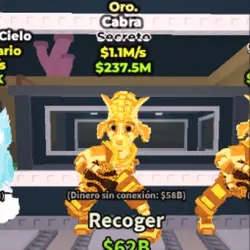 Goat Gold 1.1M s (Секретный персонаж) — Roblox, лот №230105