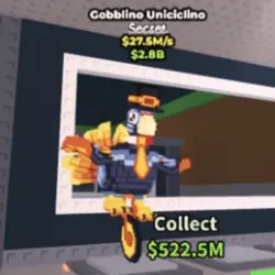 Gobblino Uniciclino (Секретный персонаж) — Roblox, лот №230111