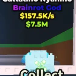 God - Gattatino Nyanino Diamond (157.5K s) (Brainrot God пе… — Roblox, лот №230173