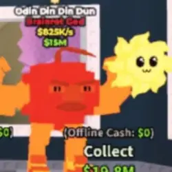 God - Odin Din Din Dun Lava (825K s) (Brainrot God персонаж) — Roblox, лот №230200