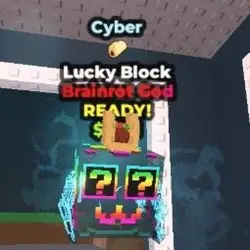 God Lucky Block Cyber Seller (Brainrot God персонаж) — Roblox, лот №230228