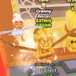Gold - Granny Trait - $27M s (Секретный персонаж) — Roblox, лот №230236