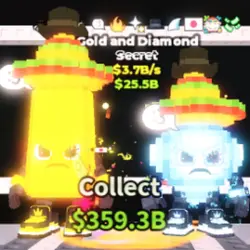 Gold and Diamond 3.7 B s Trait Japan (Секретный персонаж) — Roblox, лот №230300