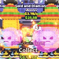 Gold and Diamond 3.7B (Секретный персонаж) — Roblox, лот №230301