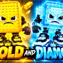 Gold and Diamond 85m s 5 - 15 mins (Секретный персонаж) — Roblox, лот №230309