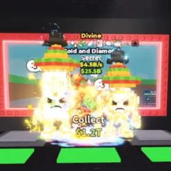 Gold and Diamond Divine 4.5B s (Секретный персонаж) — Roblox, лот №230318