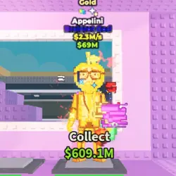 Gold Appelini 2.3 M s (2 Traits) (NO Taco Trait) (Brainrot … — Roblox, лот №230331