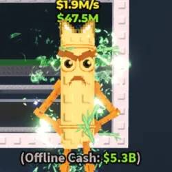 Gold Bambu Bambu Sahur 1.9M s (Brainrot God персонаж) — Roblox, лот №230345