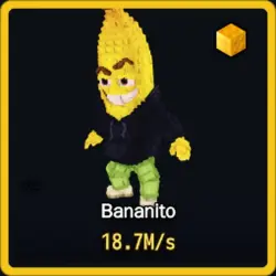 Gold Bananito 18.7M s (Секретный персонаж) — Roblox, лот №230239