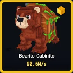 Gold Bearito Cabinito 90.6M s (Секретный персонаж) — Roblox, лот №230246