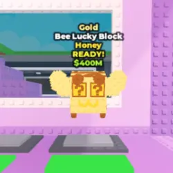 Gold Bee Lucky Block (Секретный персонаж) — Roblox, лот №230247