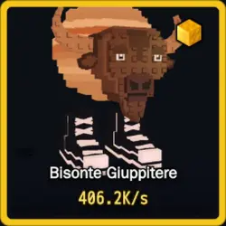 Gold Bisonte Giuppitere 406.2K s (Секретный персонаж) — Roblox, лот №230256