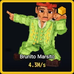 Gold Brunito Marsito 4.3M s (Секретный персонаж) — Roblox, лот №230269