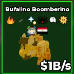 Gold Bufalino Boomberino (f02276) (Секретный персонаж) — Roblox, лот №230272