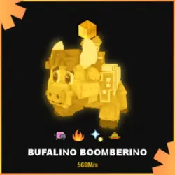 Gold Bufalino Boomberino 568M s (Секретный персонаж) — Roblox, лот №230351