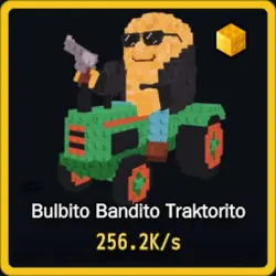 Gold Bulbito Bandito Traktorito 256.2K s (Brainrot God перс… — Roblox, лот №230354