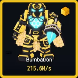 Gold Bumbatron 215.6M s (Секретный персонаж) — Roblox, лот №230355