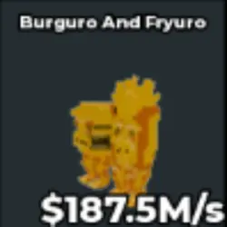 Gold Burguro and Fryuro (Секретный персонаж) — Roblox, лот №230364