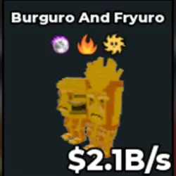 Gold Burguro And Fryuro (f02292) (Секретный персонаж) — Roblox, лот №230365