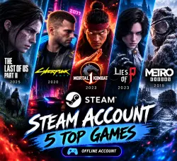 MORTAL KOMBAT 1 + 4 TOP GAMES | STEAM | OFFLINE ACCOUNT