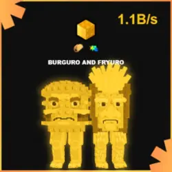 Gold Burguro And Fryuro 1.1B s #Big (Секретный персонаж) — Roblox, лот №230369
