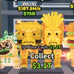 GOLD Burguro And Fryuro 187.5M s (Секретный персонаж) — Roblox, лот №230372