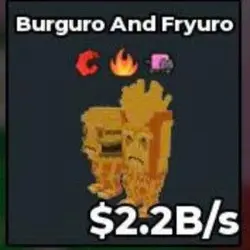 Gold Burguro and Fryuro 2.2 B s (Секретный персонаж) — Roblox, лот №230374