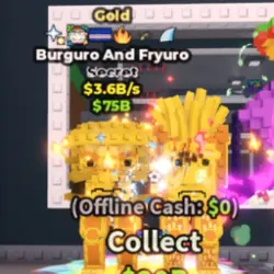 Gold Burguro and Fryuro 3.6B S (Cape Verde + 5 Traits) #H2W… — Roblox, лот №230379